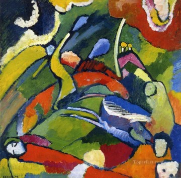 jinete Pintura - Dos jinetes y figura reclinada Wassily Kandinsky